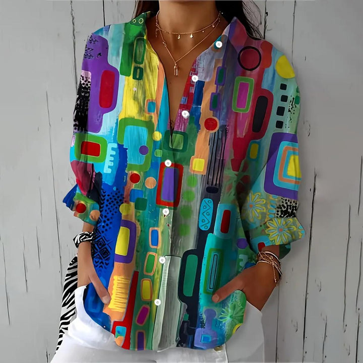 Kalbarri™ - Desert Flower Button-Up Shirt