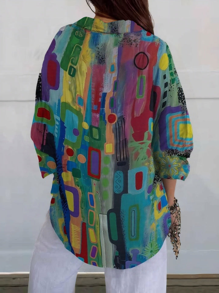 Kalbarri™ - Desert Flower Button-Up Shirt