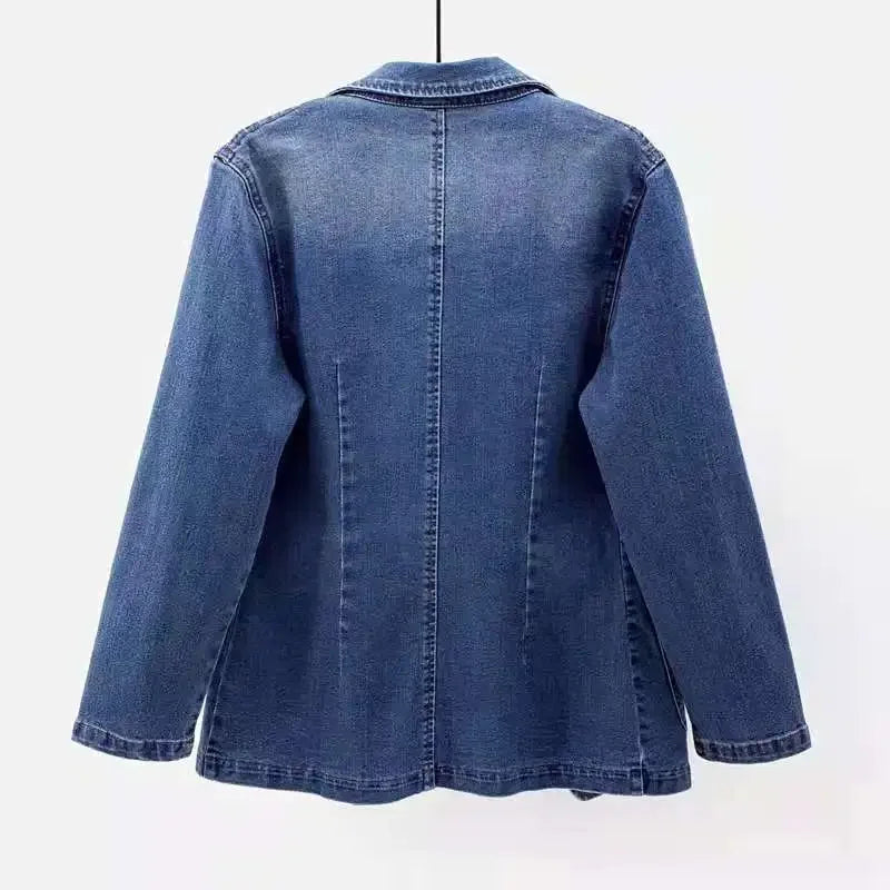 Zephyra™ - Wind Song Denim Blazer