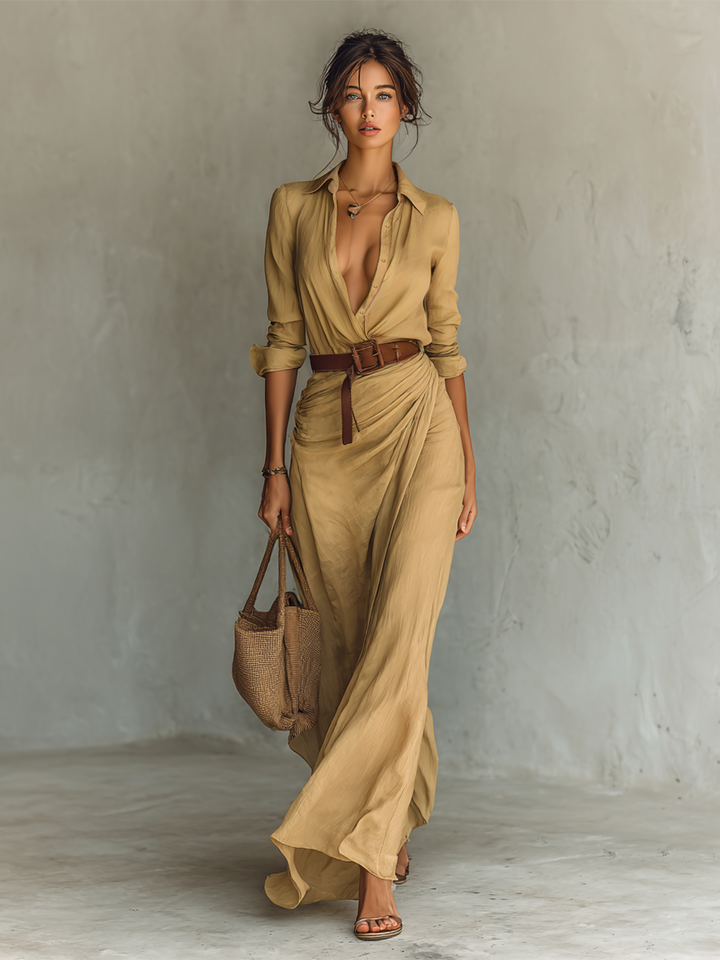 Briony™ - Pearl Cascade Dress