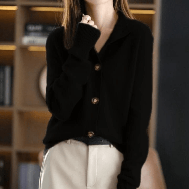 Darla™ - Classic Refinement Button Sweater