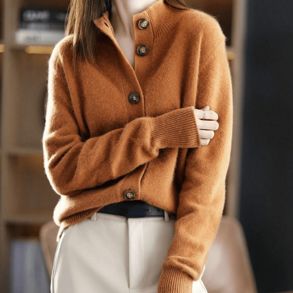 Darla™ - Classic Refinement Button Sweater