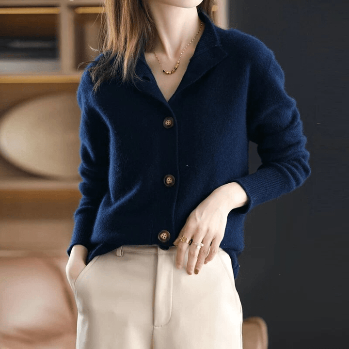 Darla™ - Classic Refinement Button Sweater