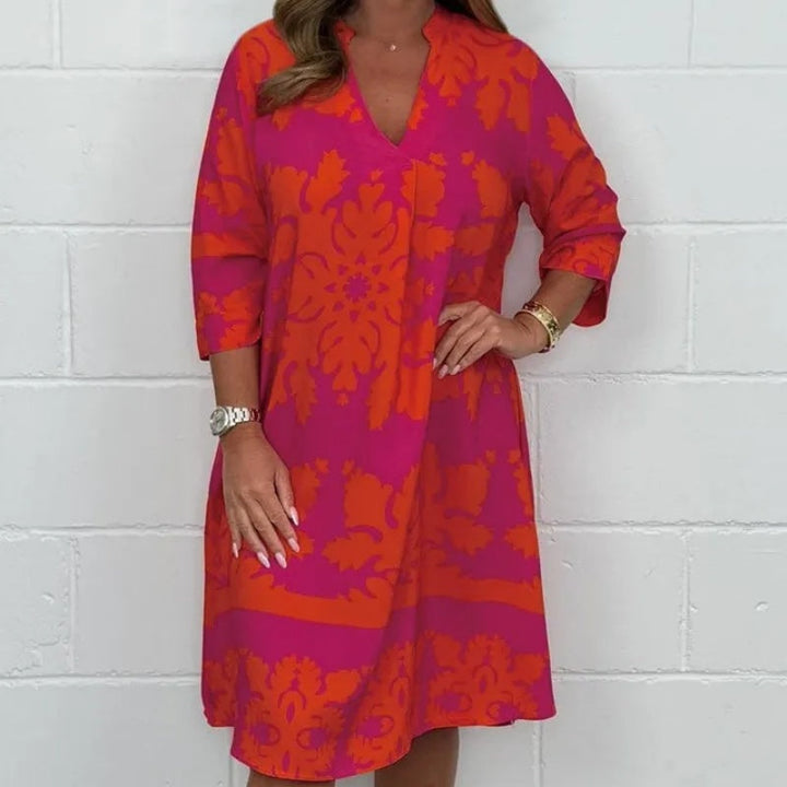 Valentina™️ - Flower Print Dress